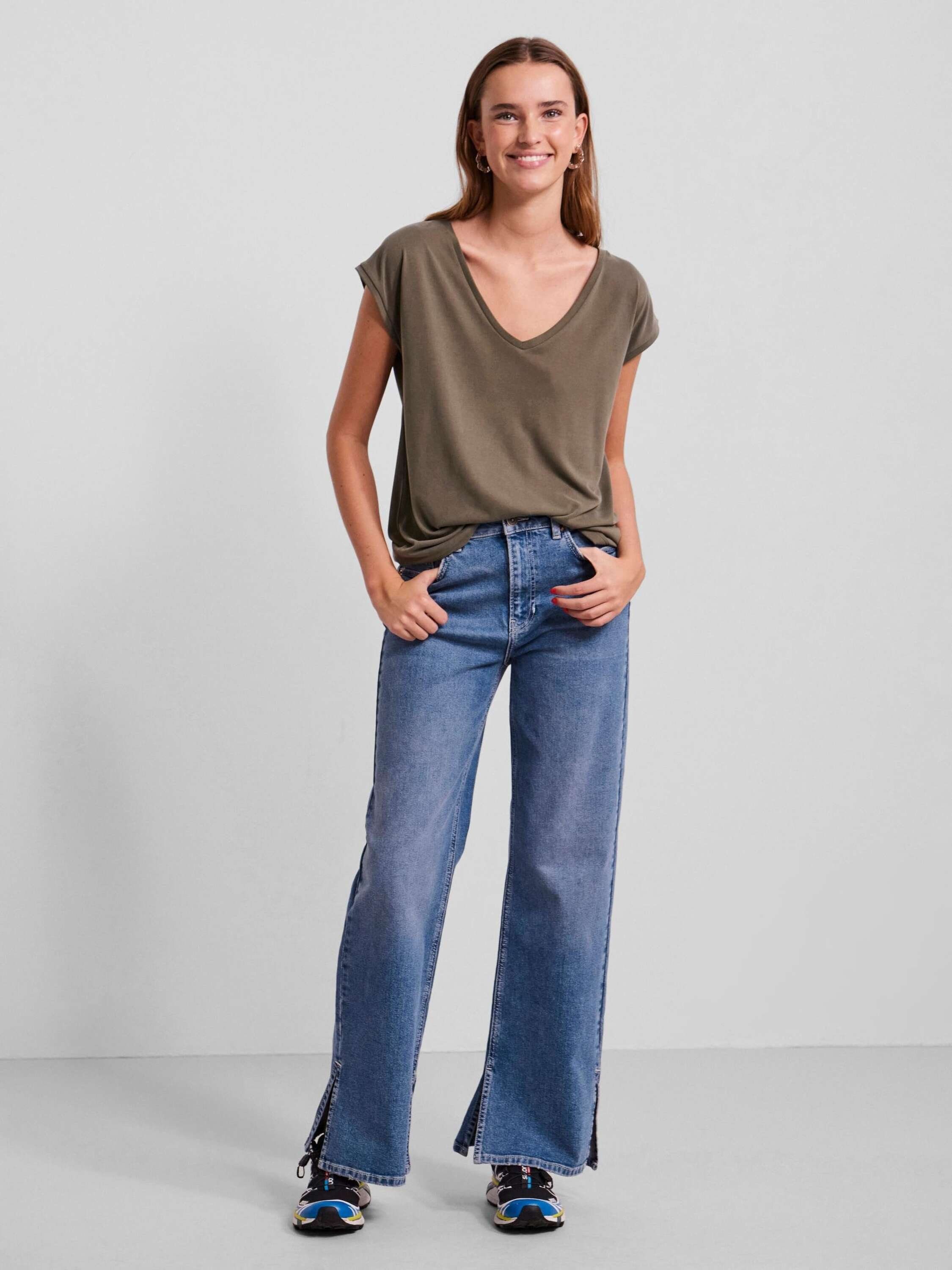 pieces T-Shirt Kamala (1-tlg) Plain/ohne Details günstig online kaufen