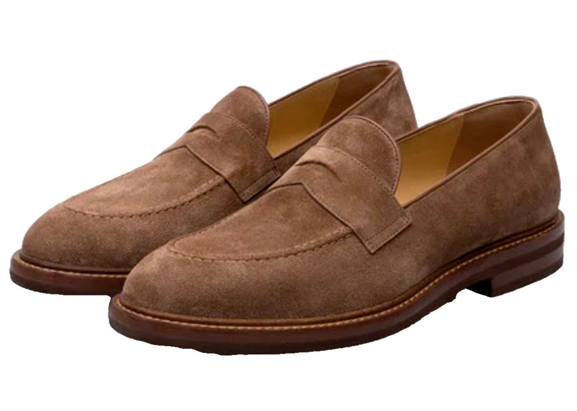 BRUNELLO CUCINELLI Schuhe Wildleder Mocassin Penny Flex Loafers 43 Mokassin exquisite Haptik und Langlebigkeit,Made in italy