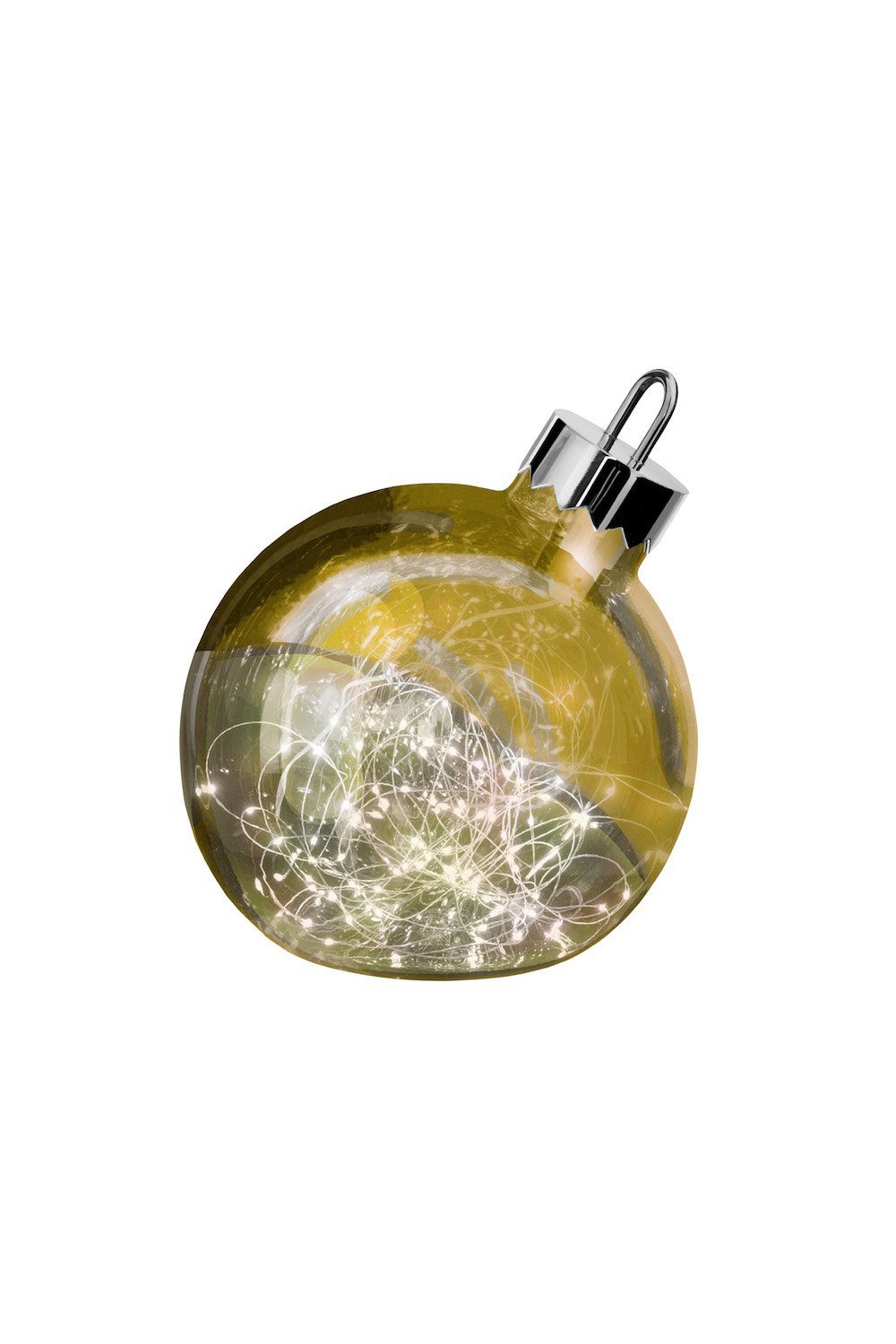 SOMPEX Kerzenhalter ORNAMENT - Weihnachtskugel, dimmbar