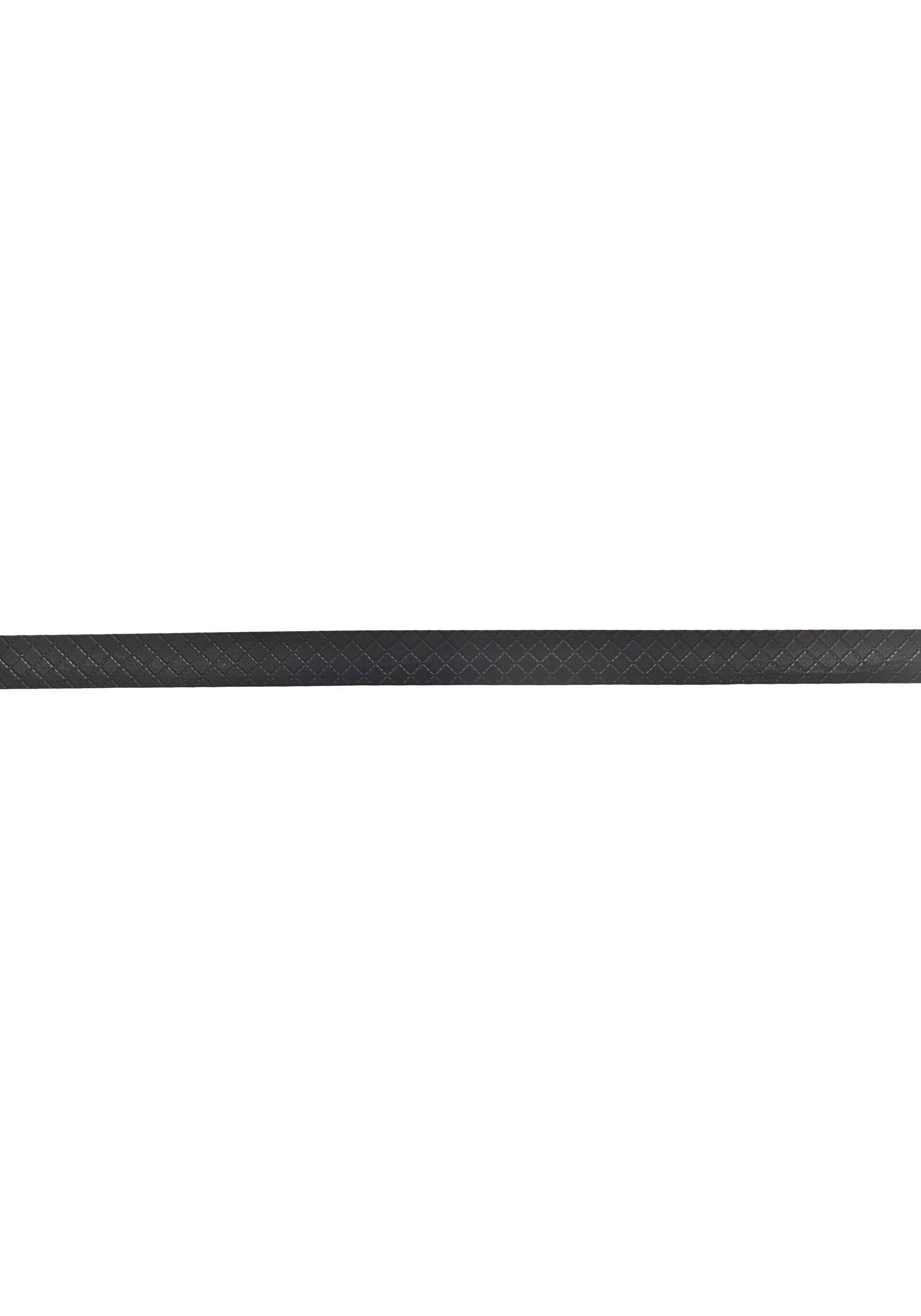 Ledergürtel mit schwarz b.belt benieteter Schlaufe