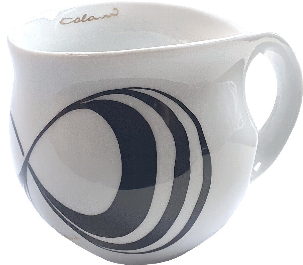 Tasse Jumbotasse große Tasse XXL Kaffeebecher 600ml Capriole schwarz