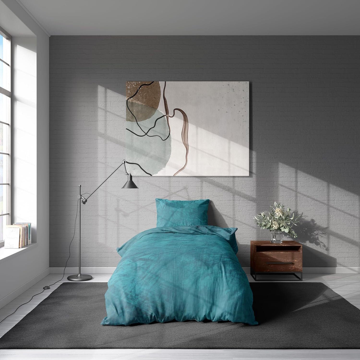 Hometex Premium Textiles Bettwäsche Teddy Cashmere Touch Bettwäsche - Winter- & Wendebettwäsche, Besonders weich, kuschelig & warm