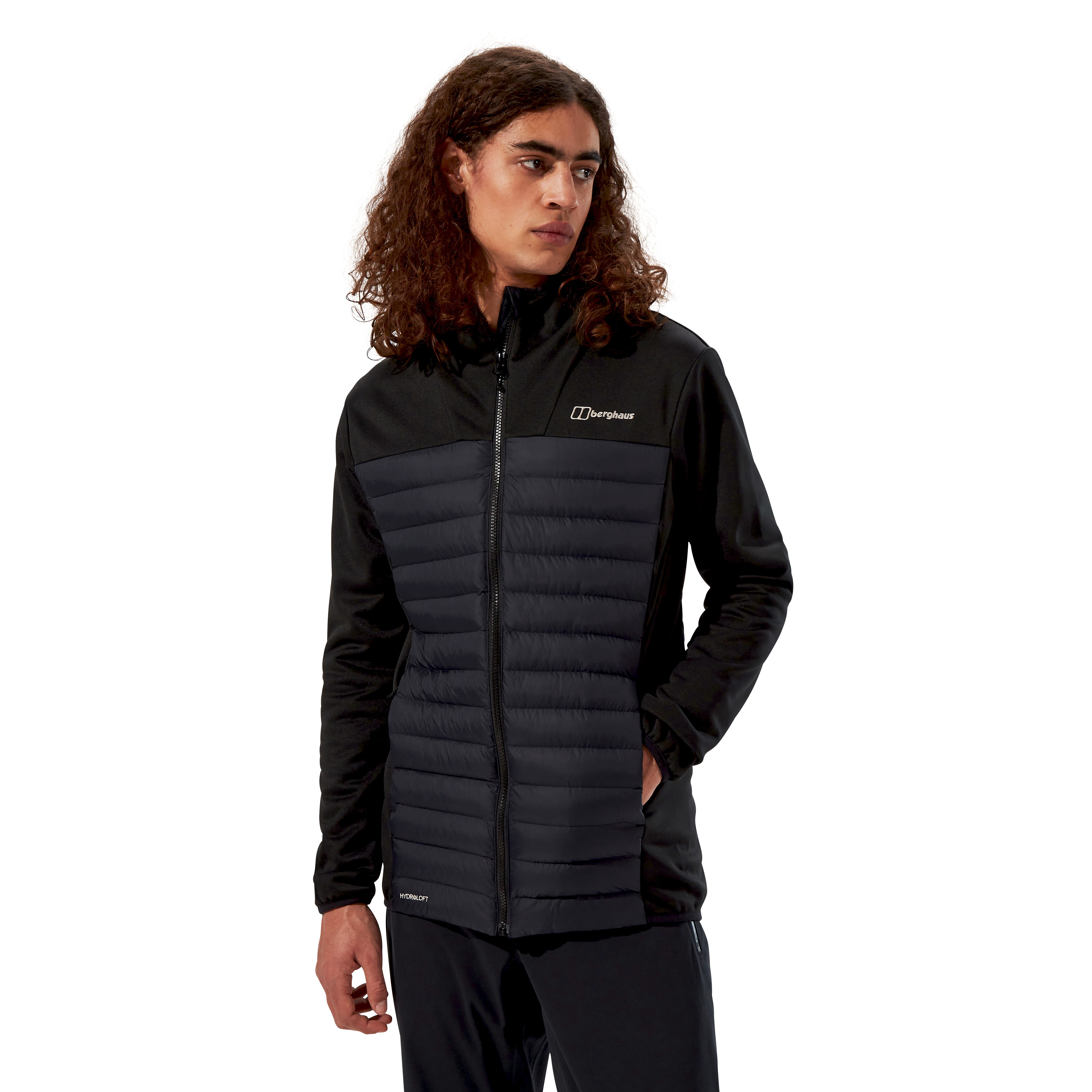 Berghaus Hybridjacke VASKYE HOODED HYBRID JACKET mit Kapuze mit Kinnschutz, wasserabweisend und windabweisend