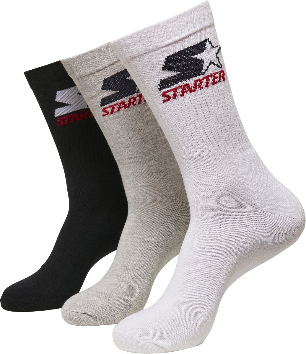 Starter Black Socks (1-Paar) Freizeitsocken Label Accessories Crew Starter