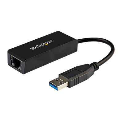 Startech.com STARTECH.COM USB 3.0 auf Gigabit Ethernet Lan Adapter - Schwarz Netzwerk-Adapter