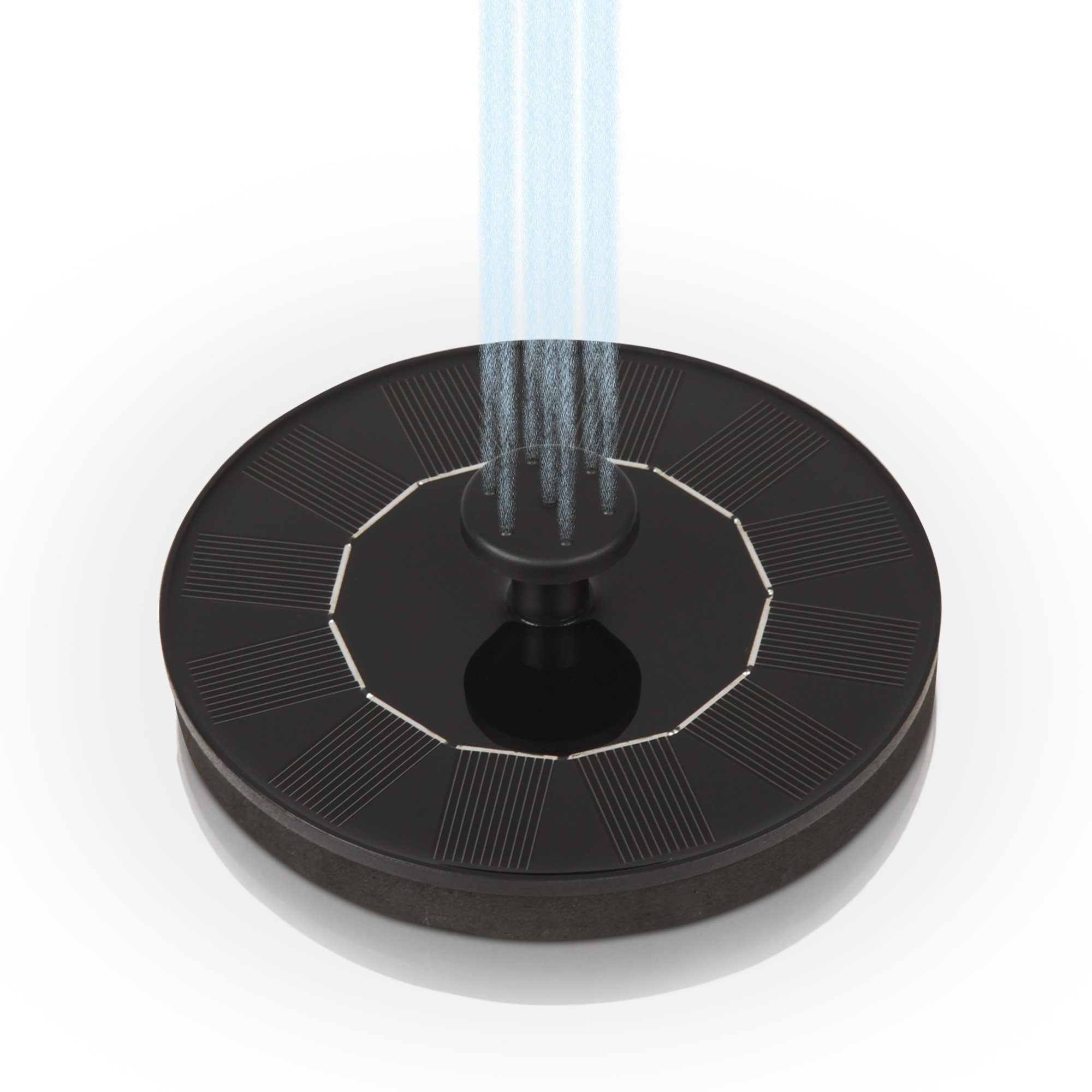 Bestlivings Gartenbrunnen SSB-06004, 13,00 cm Breite, (16 tlg), Solarspringbrunnen für Außen, Teichpumpe, Teich und Vogelbad, Brunnen