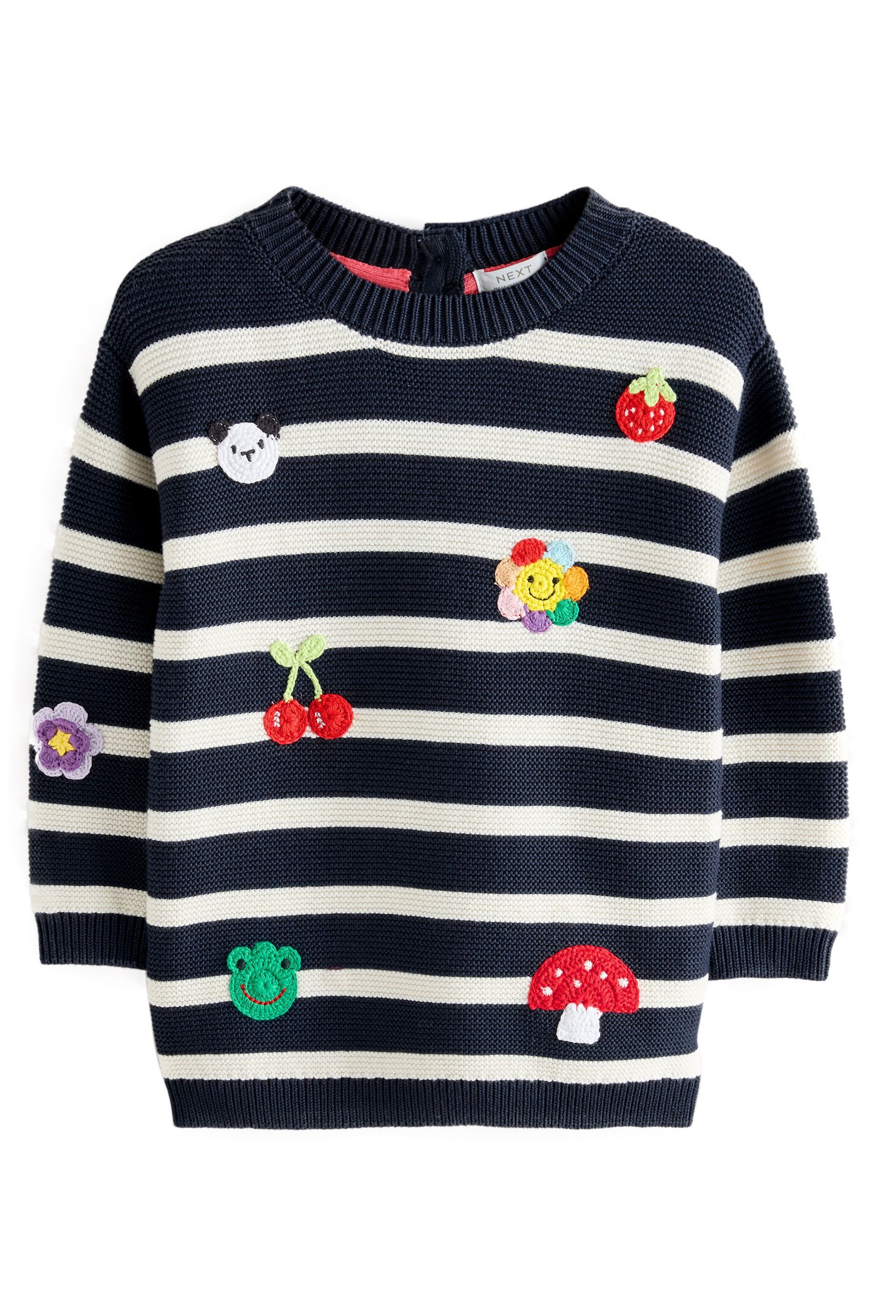 Next Strickkleid Pulloverkleid mit Streifenmotiv (1-tlg) günstig online kaufen