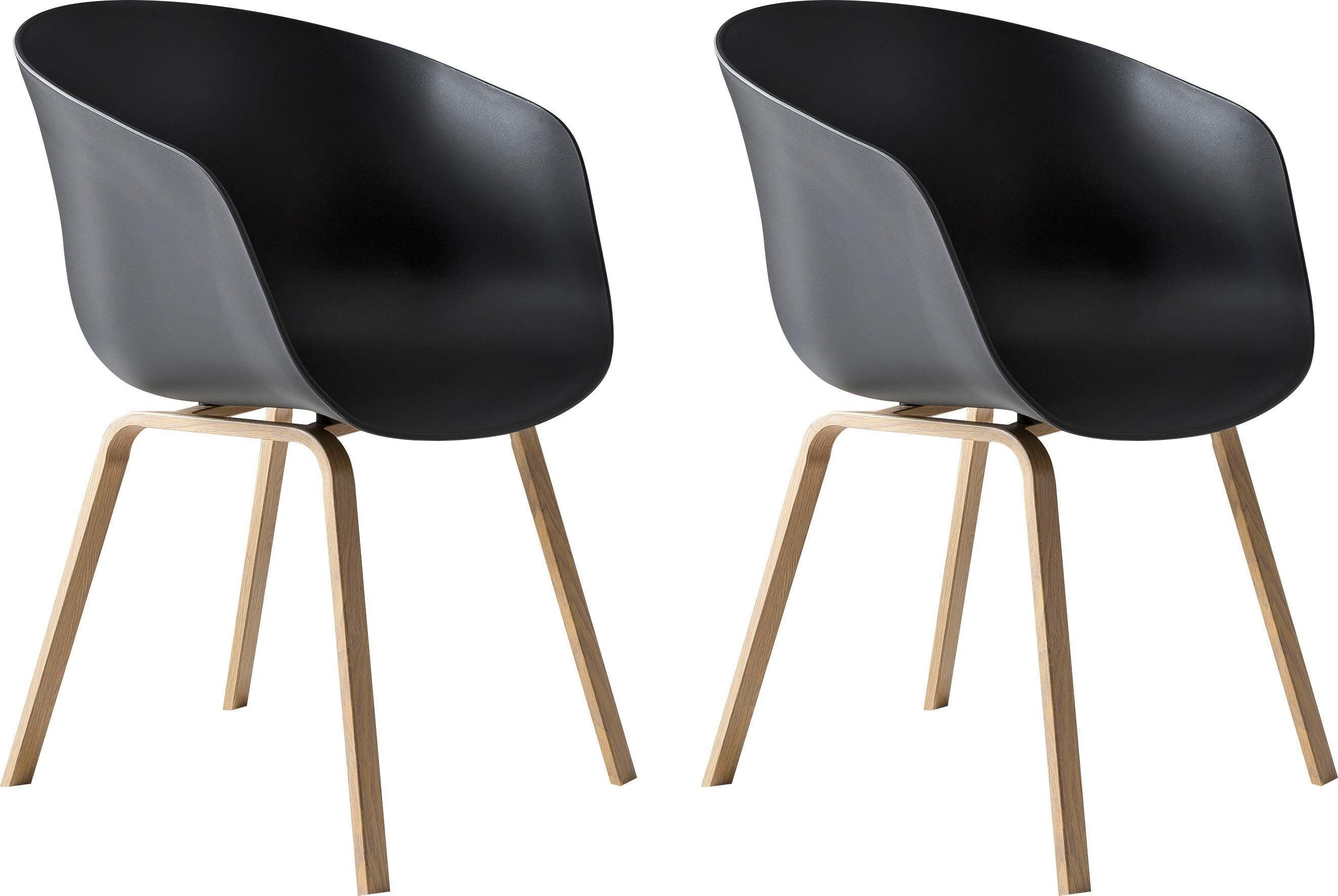 SalesFever Schalenstuhl (Set, 2 St), Metallbeine günstig online kaufen