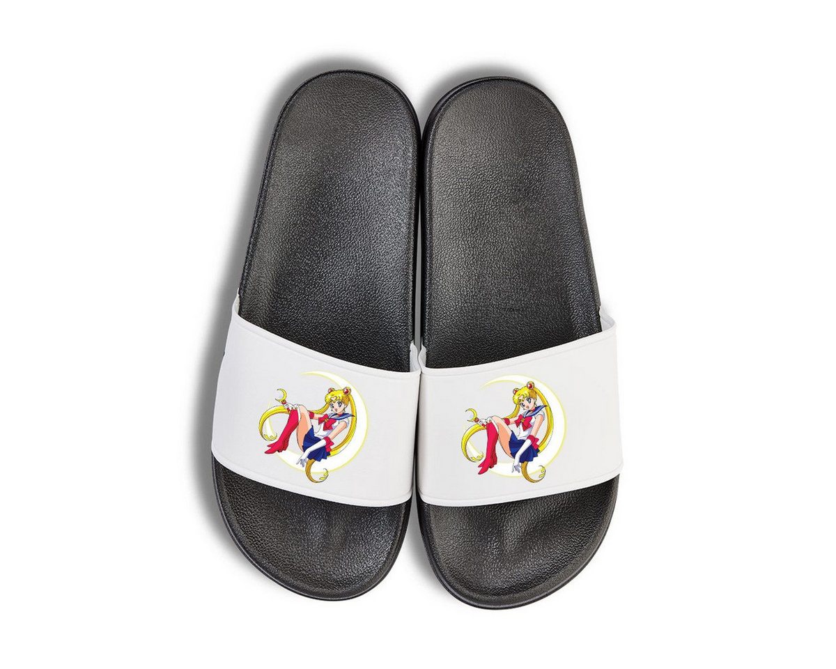 Youth Designz Sailor Moon Damen Badelatschen Flip Flops Frauen Geschenk Badeschuh mit Manga Anime Print