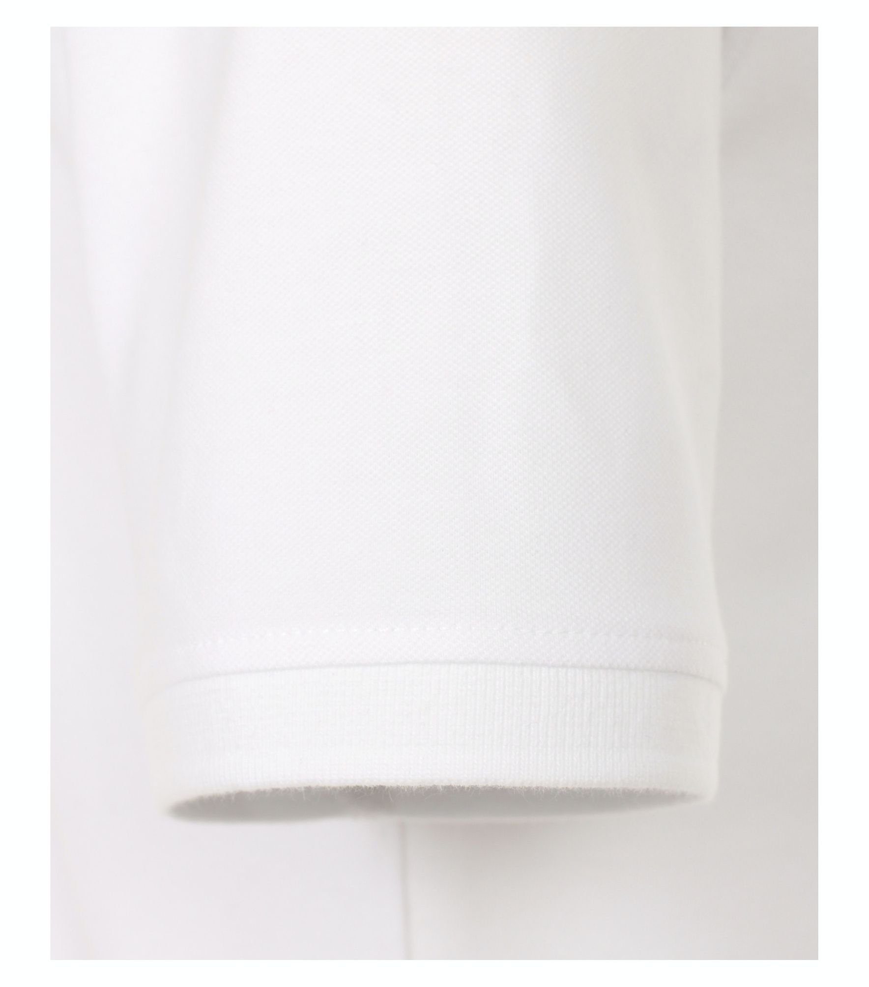 Poloshirt CASAMODA Polo-Shirt Poloshirt Weiß(000) unifarben