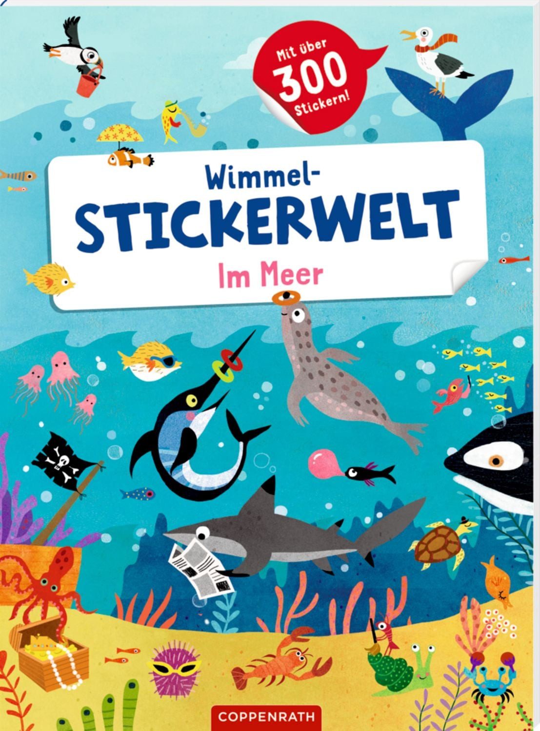Wimmel-Stickerwelt: Im Meer / diverse