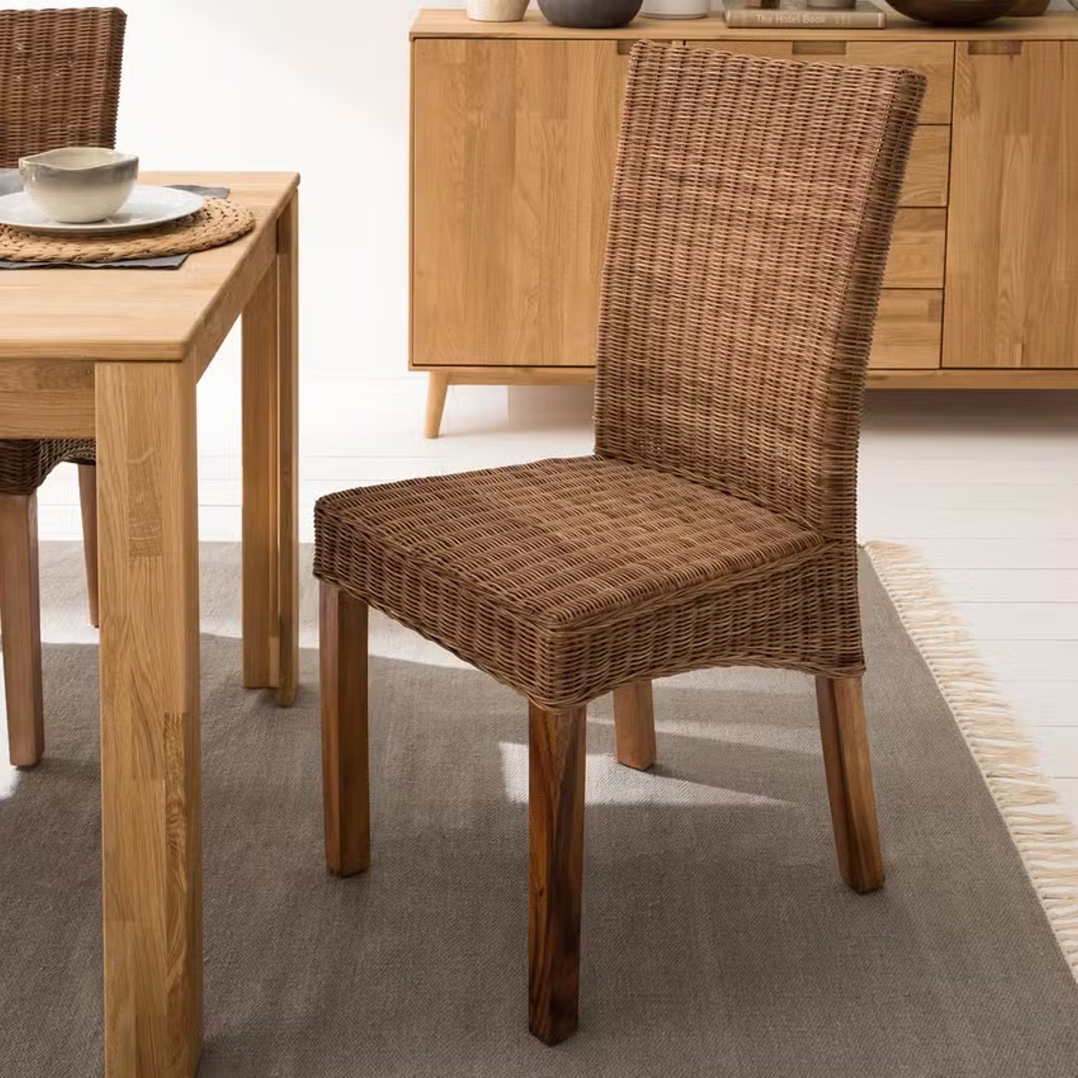 WOLF MÖBEL Esszimmerstuhl Rattan Korbstuhl Bali günstig online kaufen