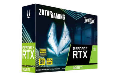 Zotac GeForce RTX 3060 Ti GAMING GeForce RTX 3060 Ti Twin Edge LHR Grafikkarte (8 GB, GDDR6)