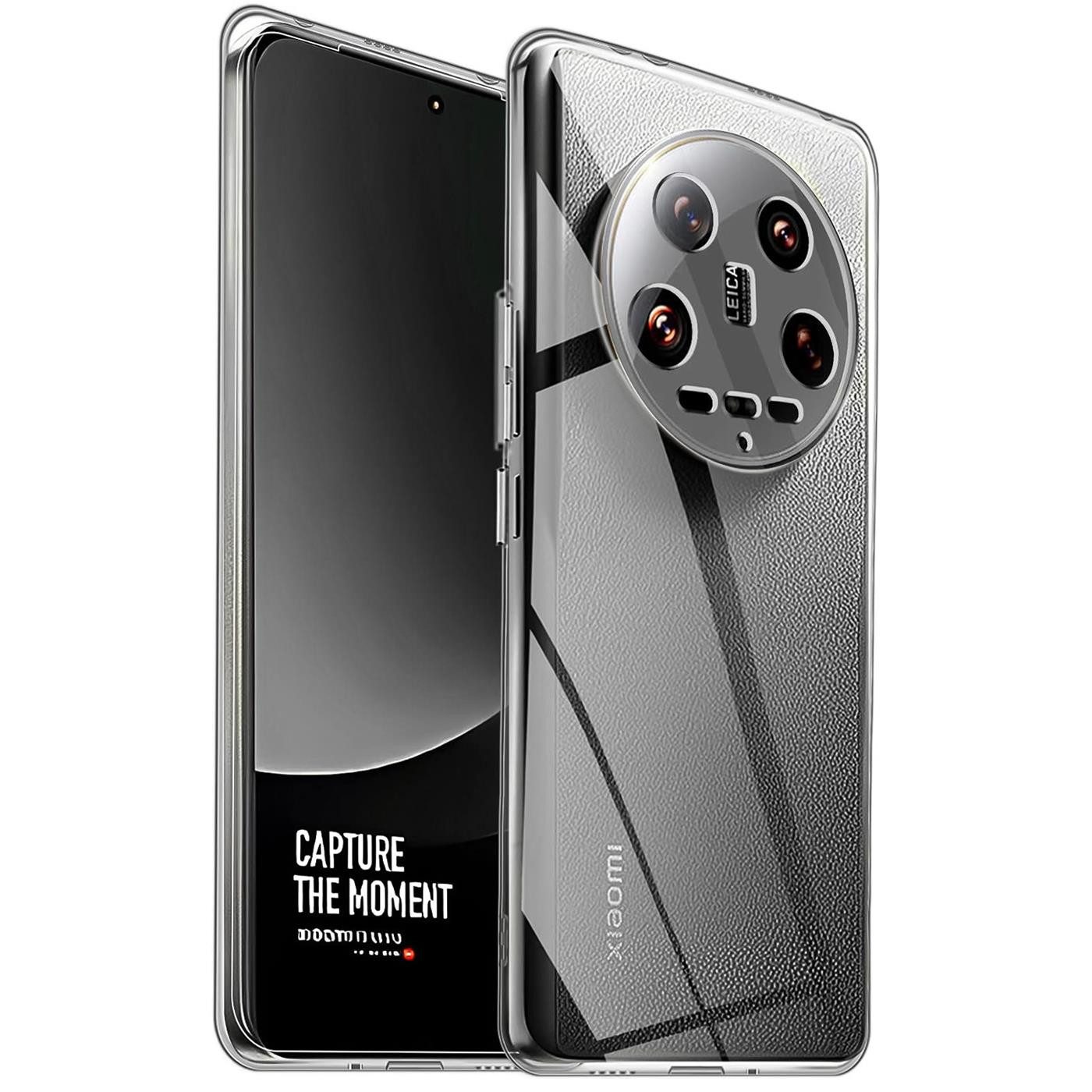 CoolGadget Handyhülle Transparent Ultra Slim Case für Xiaomi 14 Ultra 6,73 Zoll, Silikon Hülle Dünne Schutzhülle für Xiaomi 14 Ultra Hülle