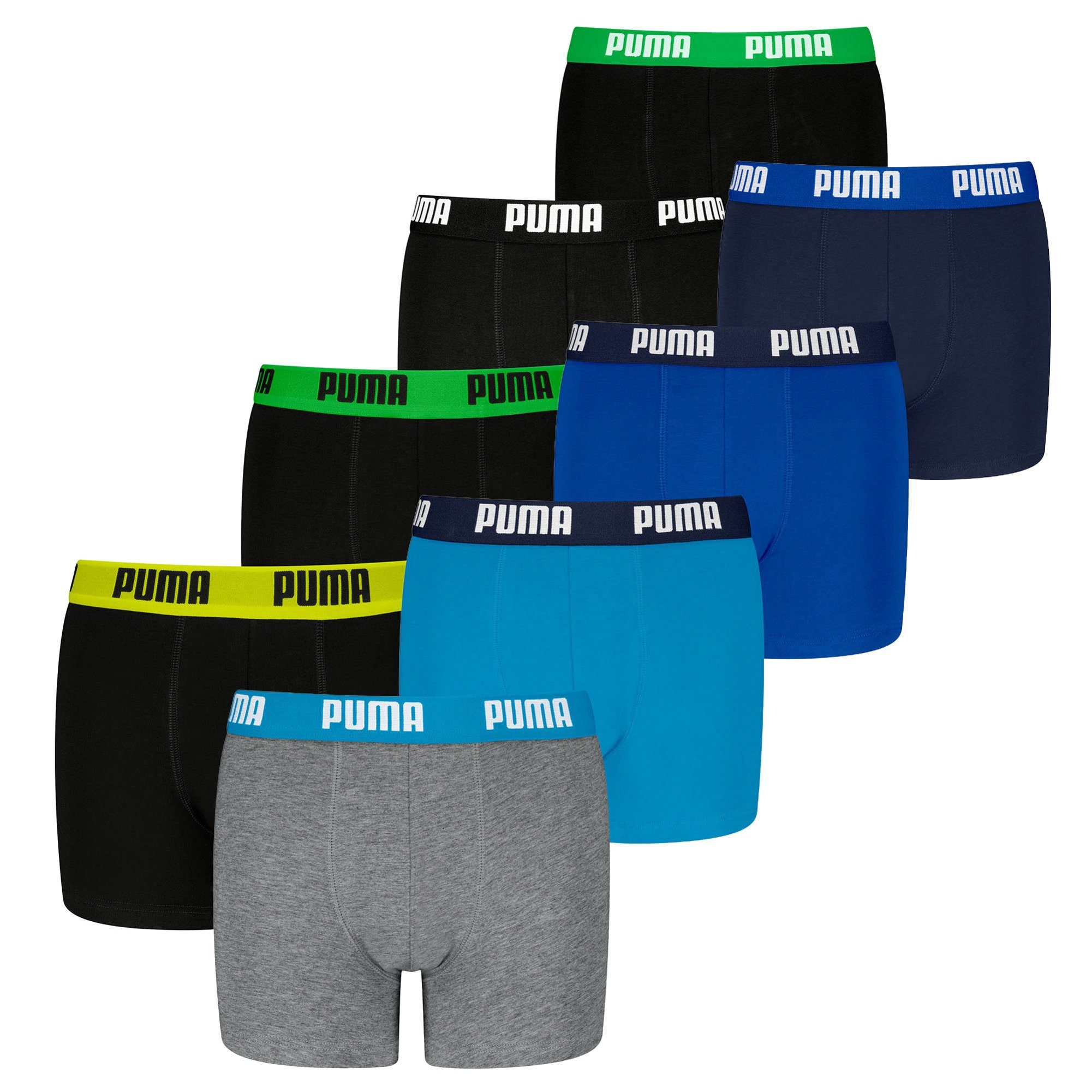 PUMA Boxer Jungen Boxershort 8er Pack Baumwolle (Packung, 8er Pack)