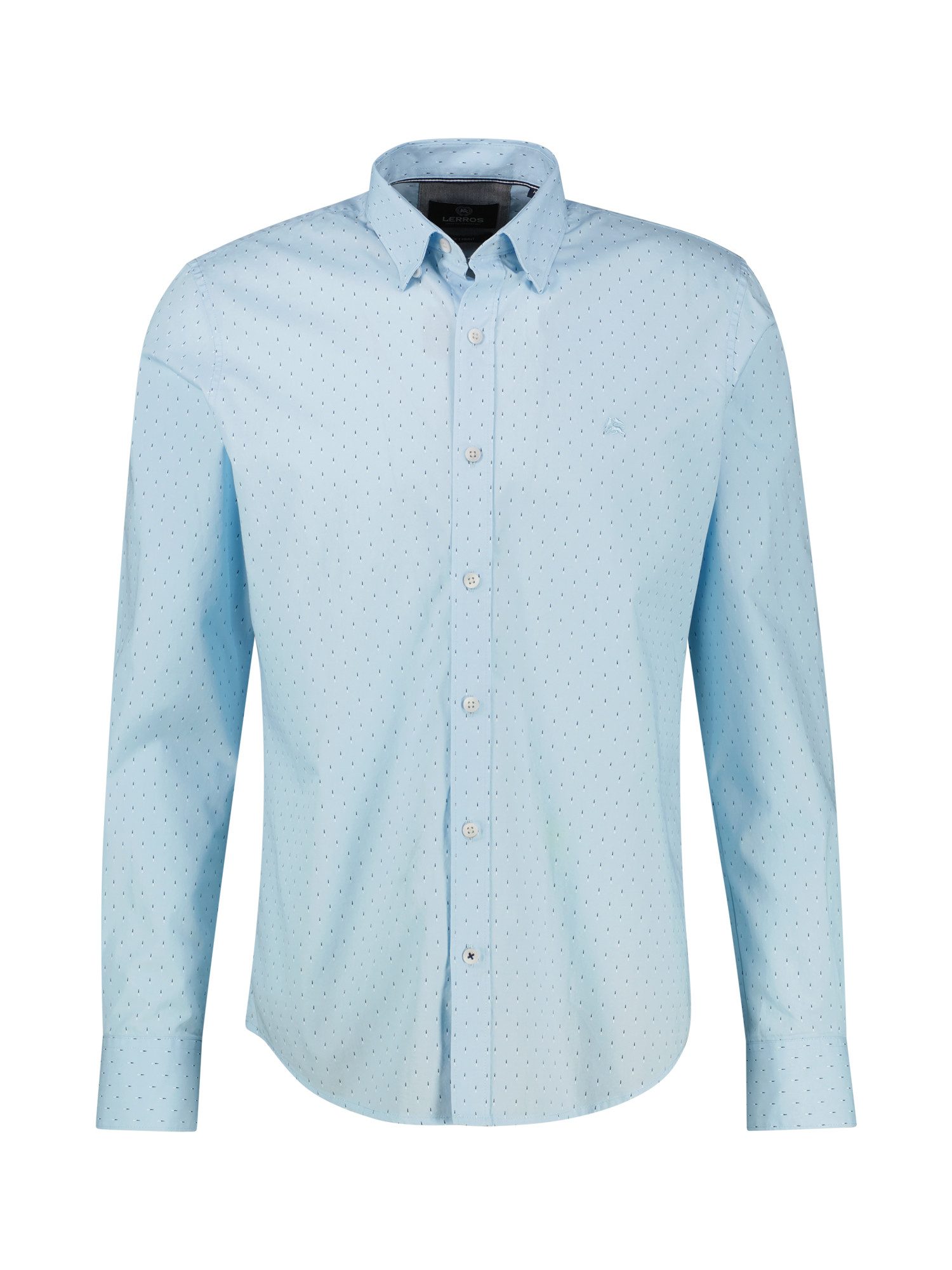 LERROS Langarmhemd LERROS Stylisches Poplinhemd, modisch gemustert günstig online kaufen