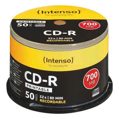 Intenso CD-Rohling Printable CD-R, 700 MB, bedruckbar