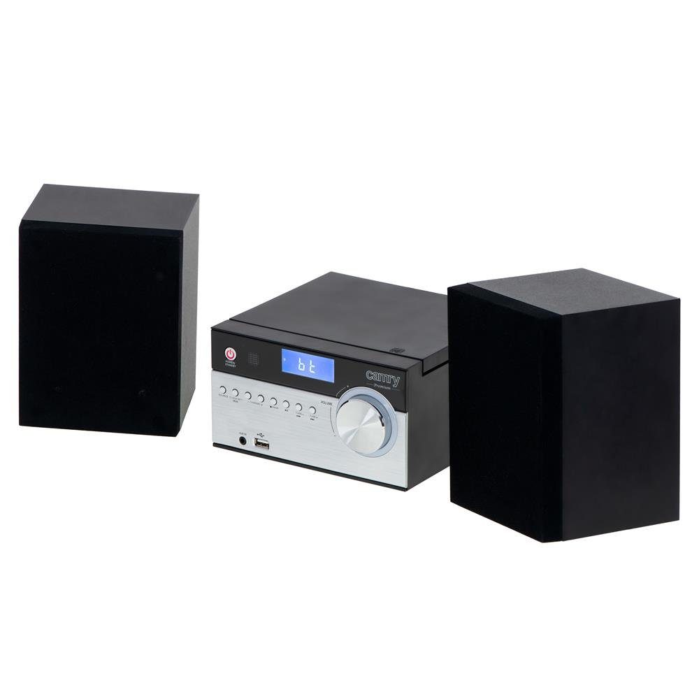 Stereoanlage Bluetooth, 1173 zwei CR mit Camry Mini-Hi-Fi-Turm Lautsprecher Soundsystem, AUX-Eingang, USB, Turm, FM/AM-Radio, HiFi Musikanlage) CD-ROM, (mit RMS 28W,
