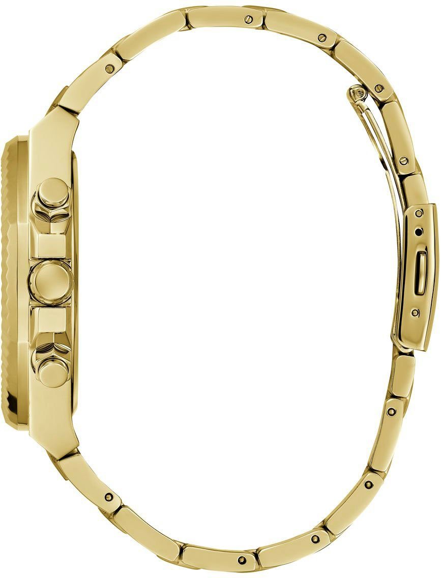 Guess Multifunktionsuhr EQUITY GW0703G2, Armbanduhr, Quarzuhr, Herrenuhr, Edelstahlarmband