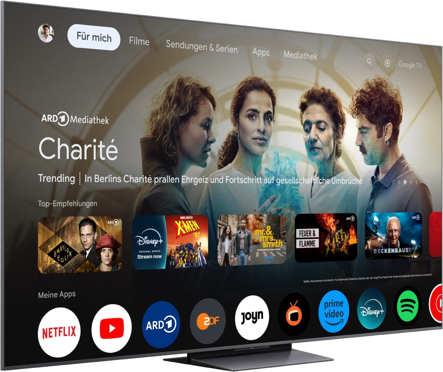TCL 85C89K Mini-LED-Fernseher