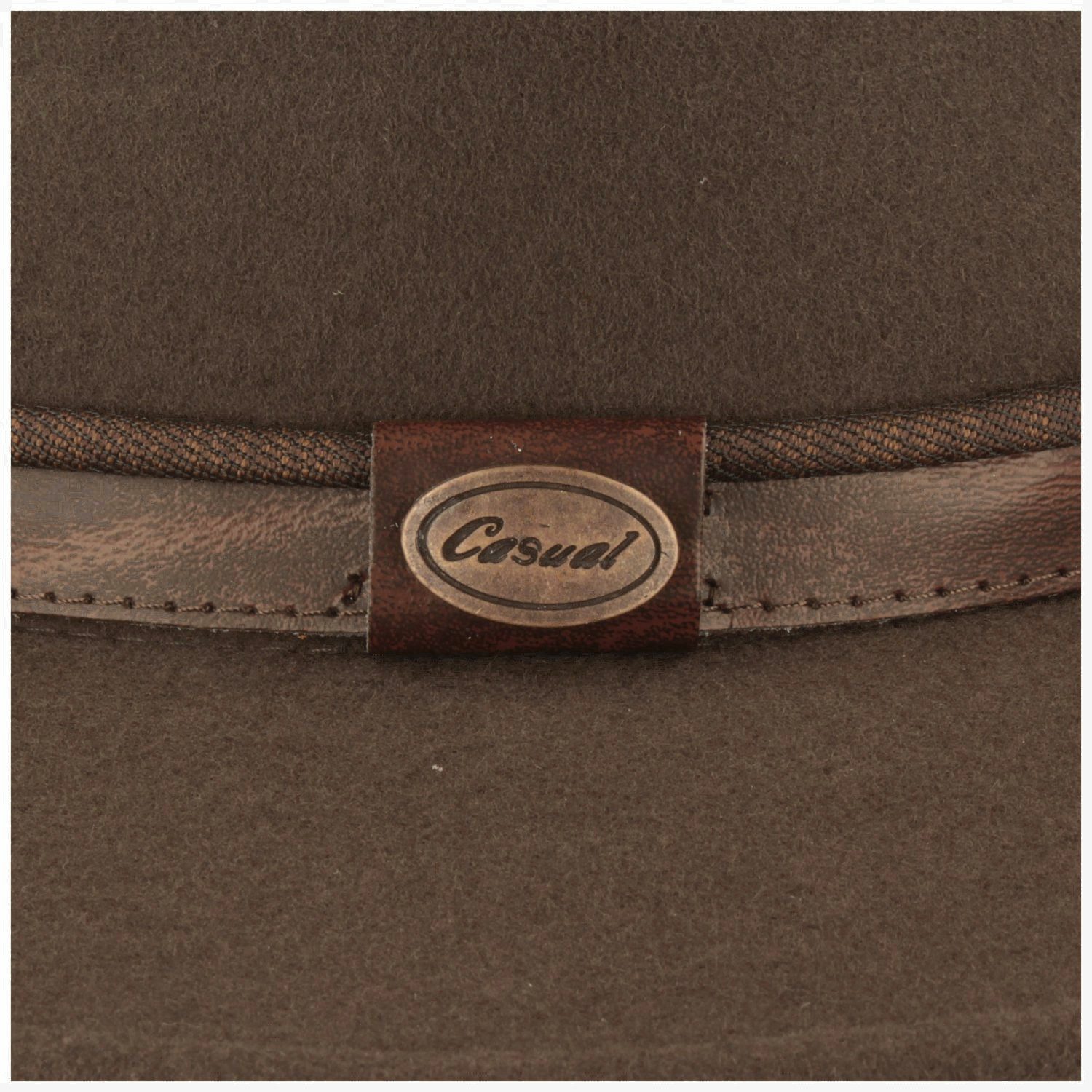 Breiter Filzhut rollbar aus Wollfilz