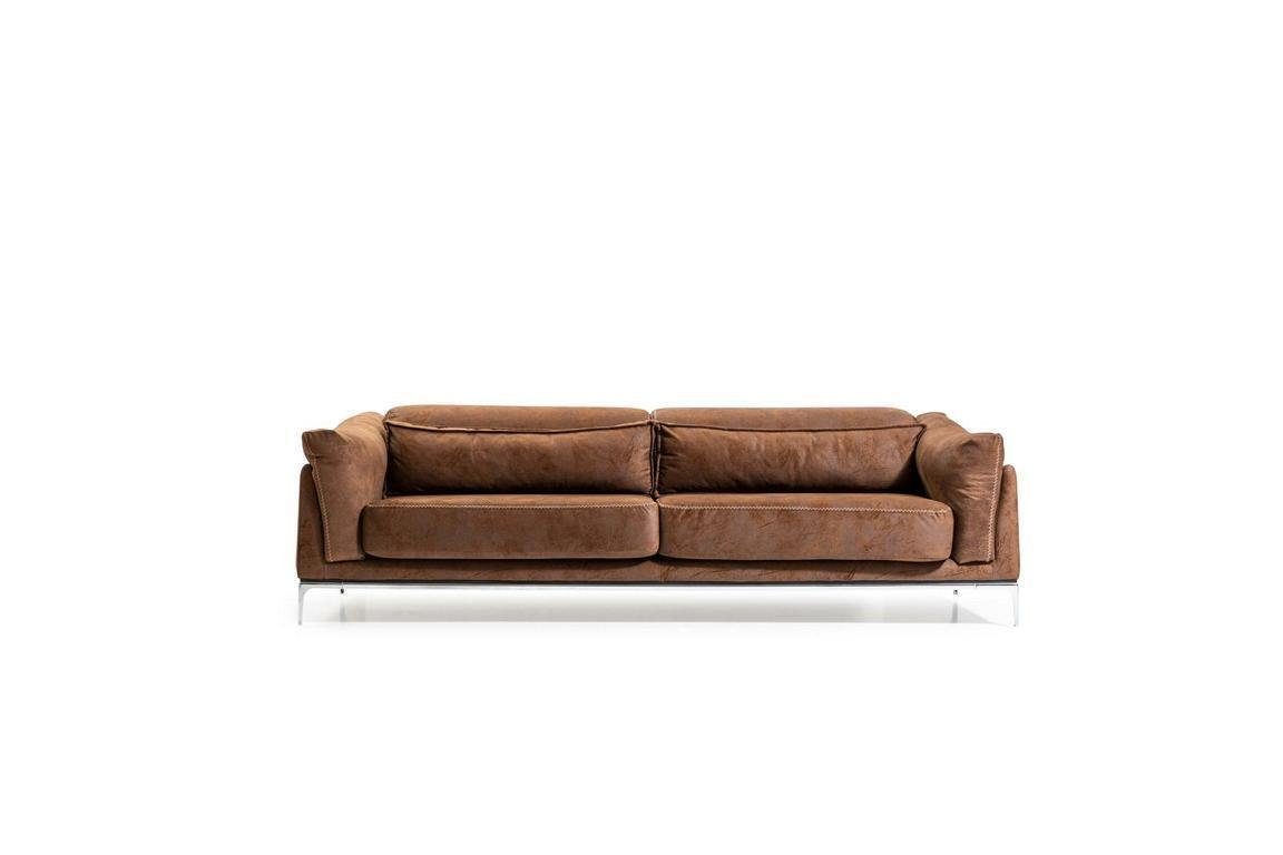 Couchtisch 1-Sitzer), in 1x 1x Sofa + Couch Made 4tlg. Couchtisch Europa Sofagarnitur Möbel, 3-Sitzer Set Wohnzimmer-Set Set (4-St., 2x JVmoebel Sofagarnitur +