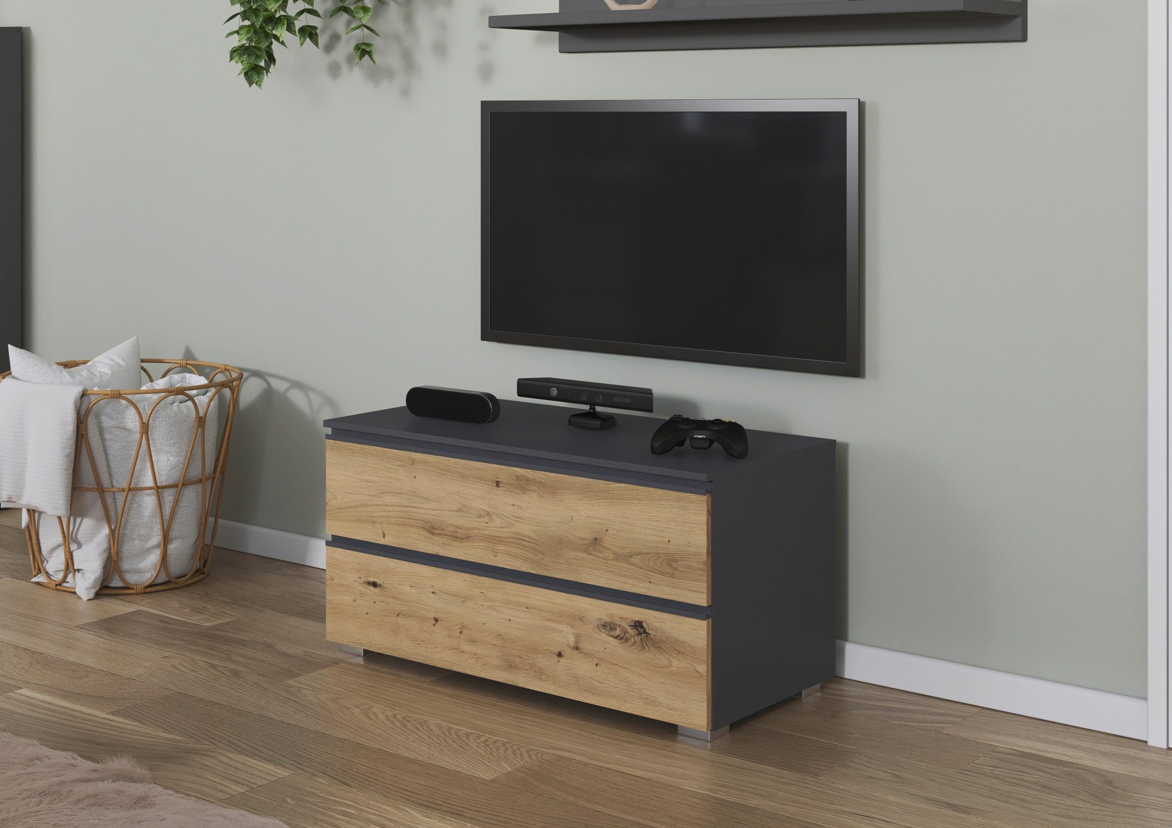 rauch TV-Board Joel (Breite 80 oder 120 cm), praktische und geräumige Schubladen MADE IN GERMANY