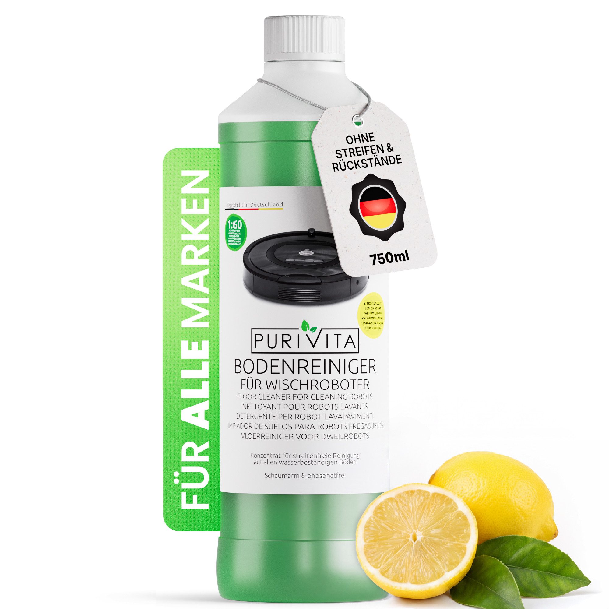 Purivita Wischroboter Fussbodenreiniger (Konzentrat)