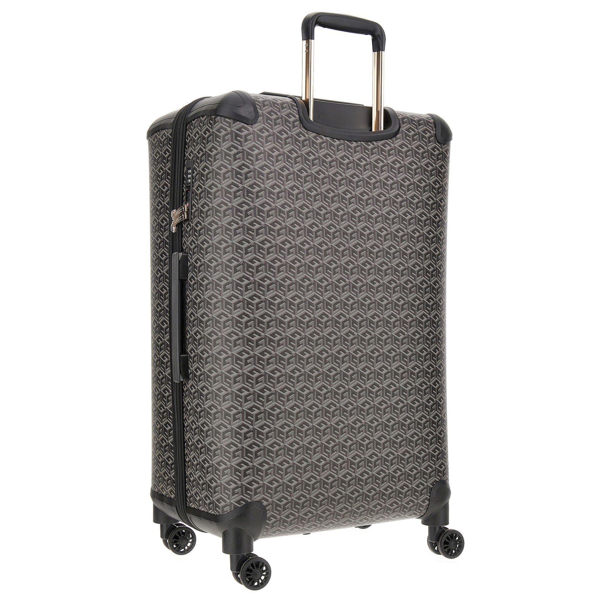 Rollen Guess 4 28 Wilder IN - logo M, charcoal 70 cm 4-Rollen-Trolley Trolley