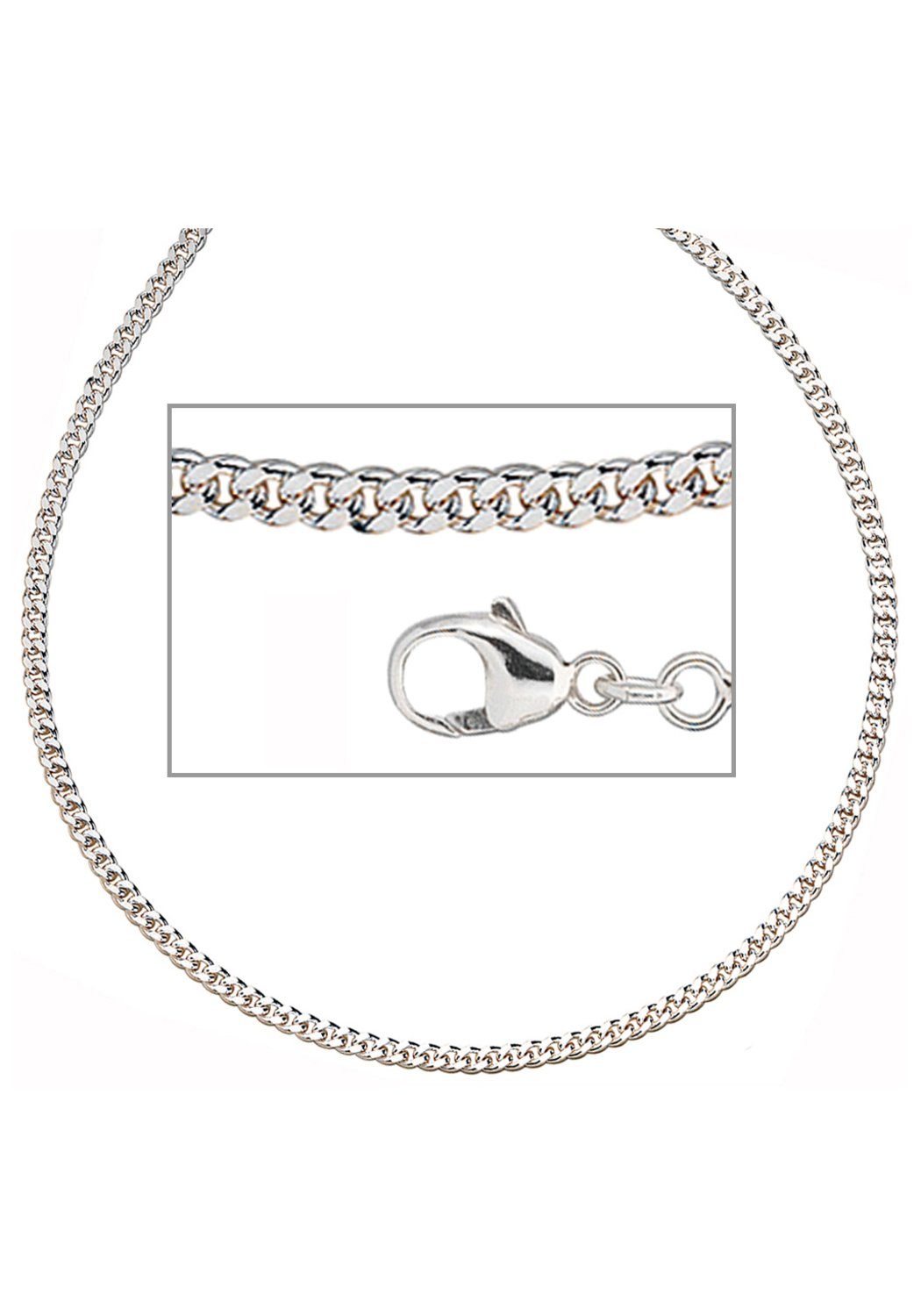 JOBO Silberkette, Panzerkette 925 Silber...