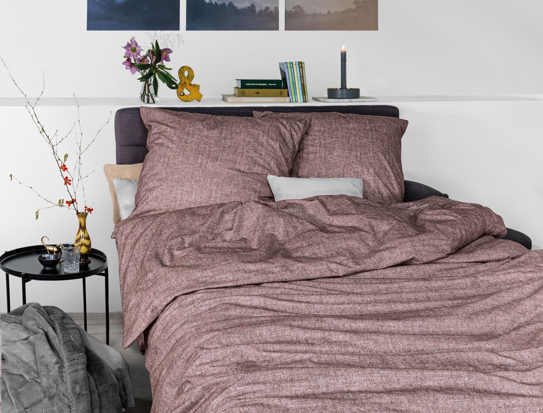 Irisette Bettwäsche Flausch-Cotton Bettwäsche Set Mink günstig online kaufen
