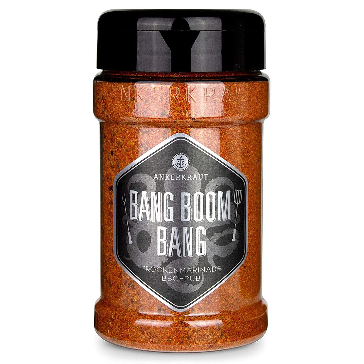 Ankerkraut Gewürz, Ankerkraut Bang Boom Bang BBQ Rub Trockenmarinade für Fleisch 210g