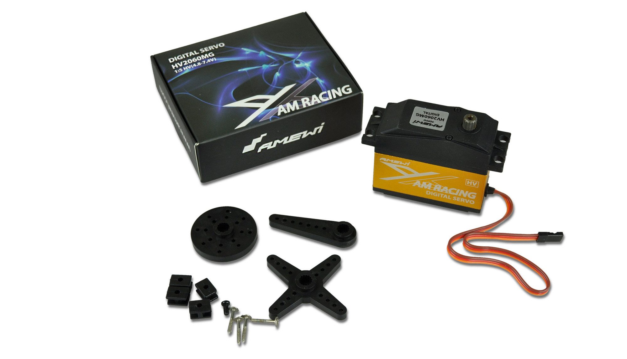 Amewi RC-Bagger Amewi Digital Servo HV2060MG 62kg 1:5 HV 4,8-7,4V AMX Racing