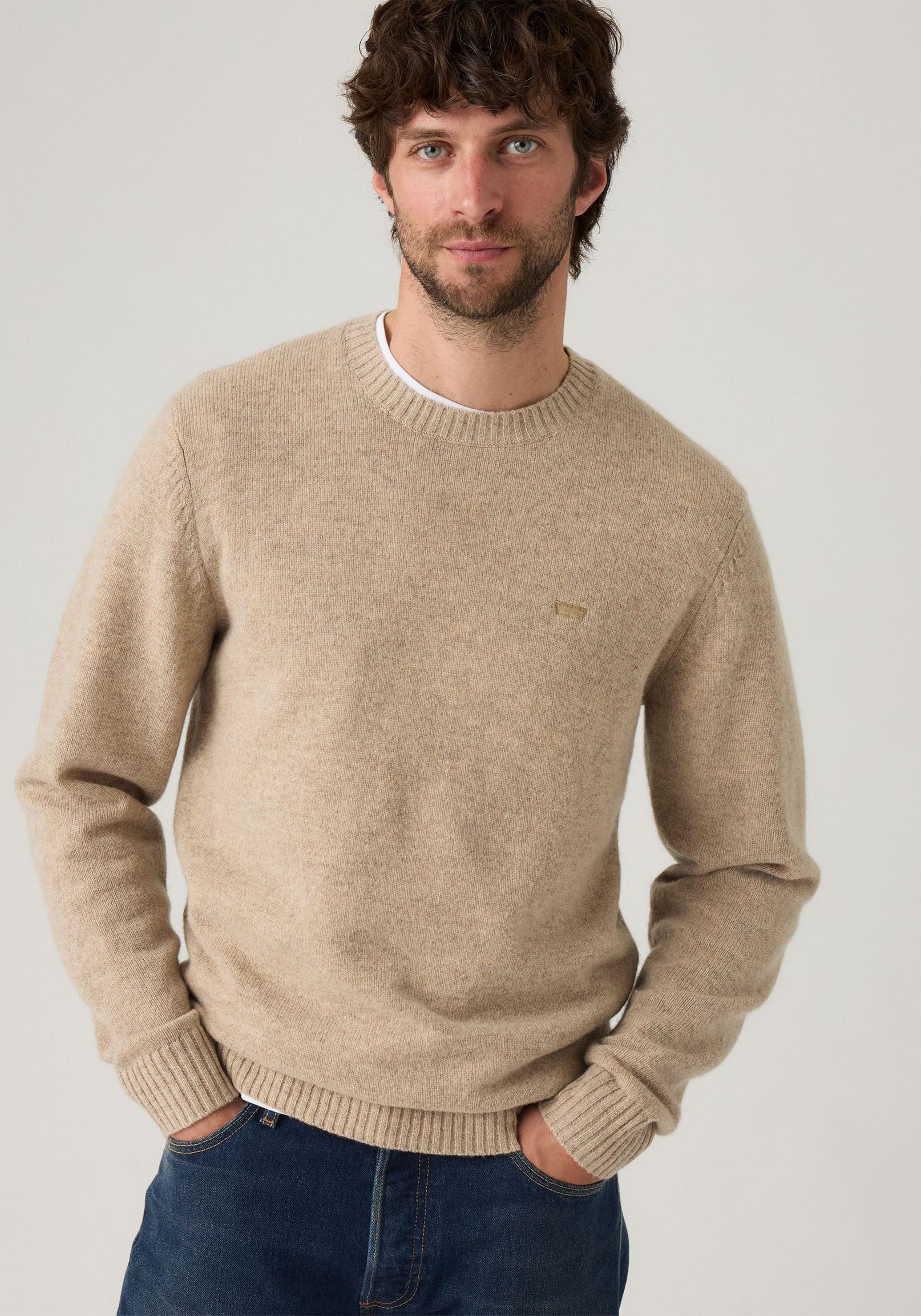 Levi's® Wollpullover ORIGINAL HM SWEATER in klassischer Rundhalsform günstig online kaufen