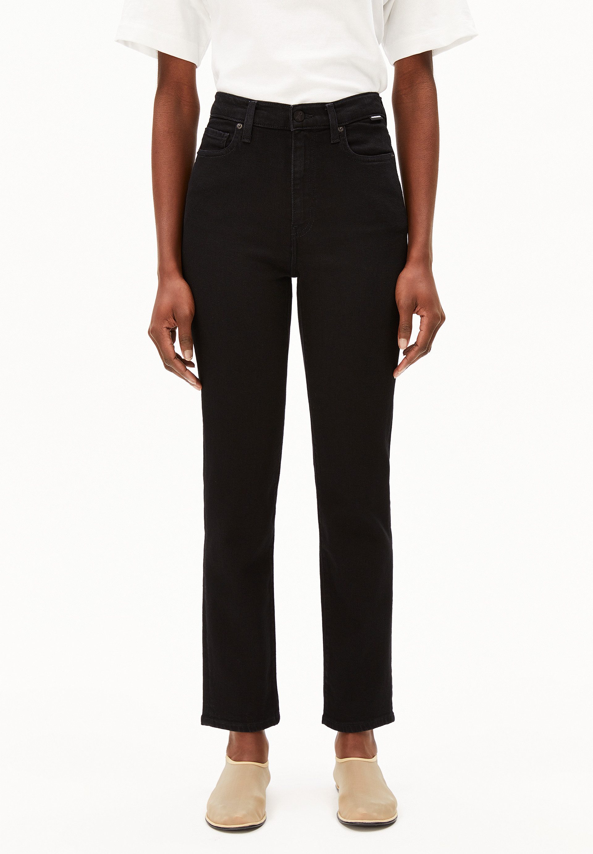 ARMEDANGELS Armedangels Slim-fit-Jeans LEJAANI Slim Jeans Bio-Baumwoll Mix X-Stretch (X-Stretch) High waist