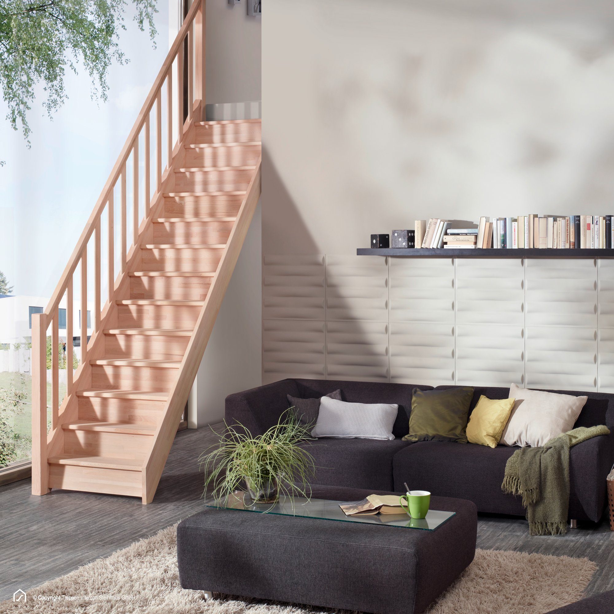 Treppen Intercon Raumspartreppe Casablanca gerade, 60 günstig online kaufen