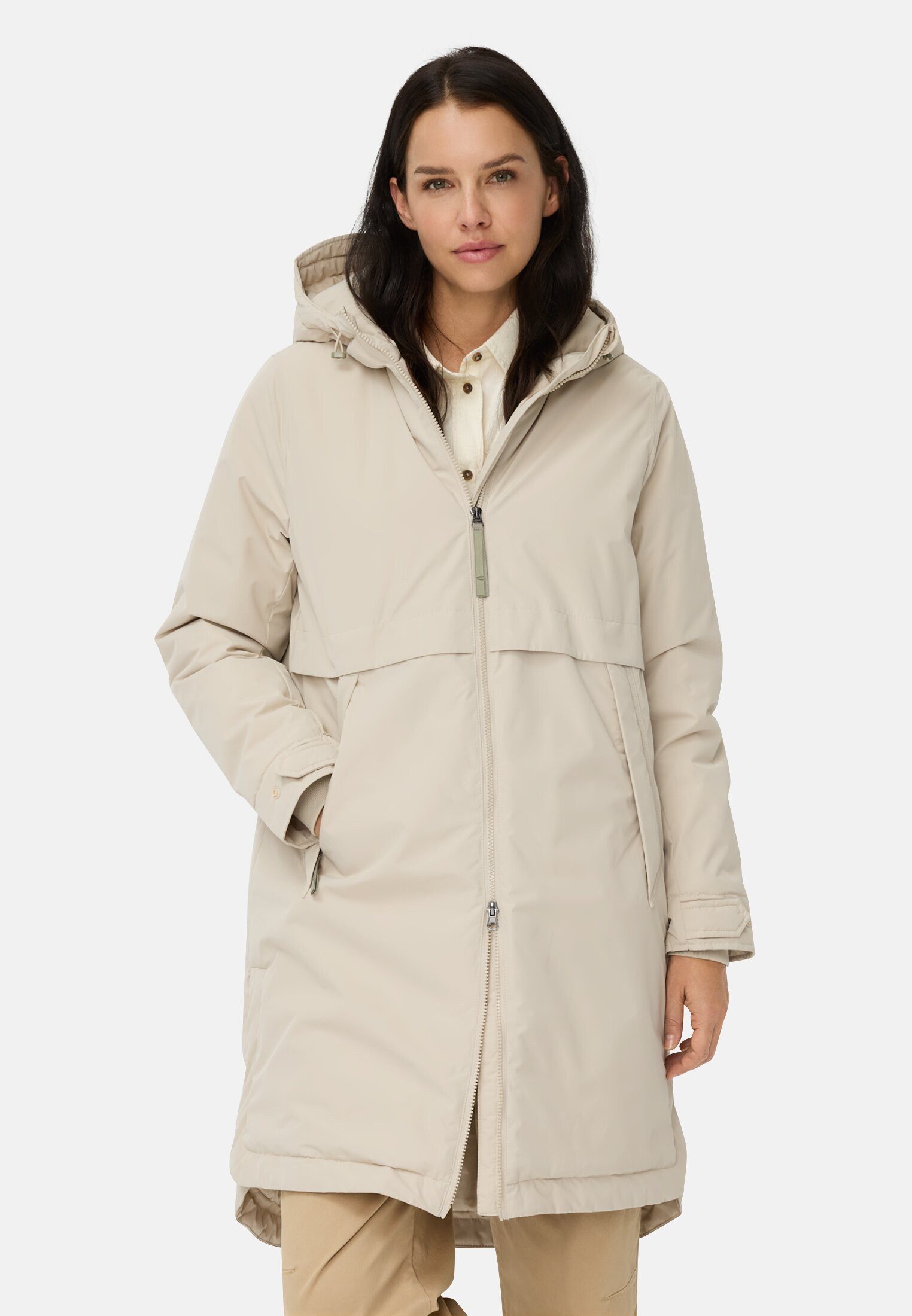 camel active Funktionsparka mit Kapuze Langarm Kapuze günstig online kaufen