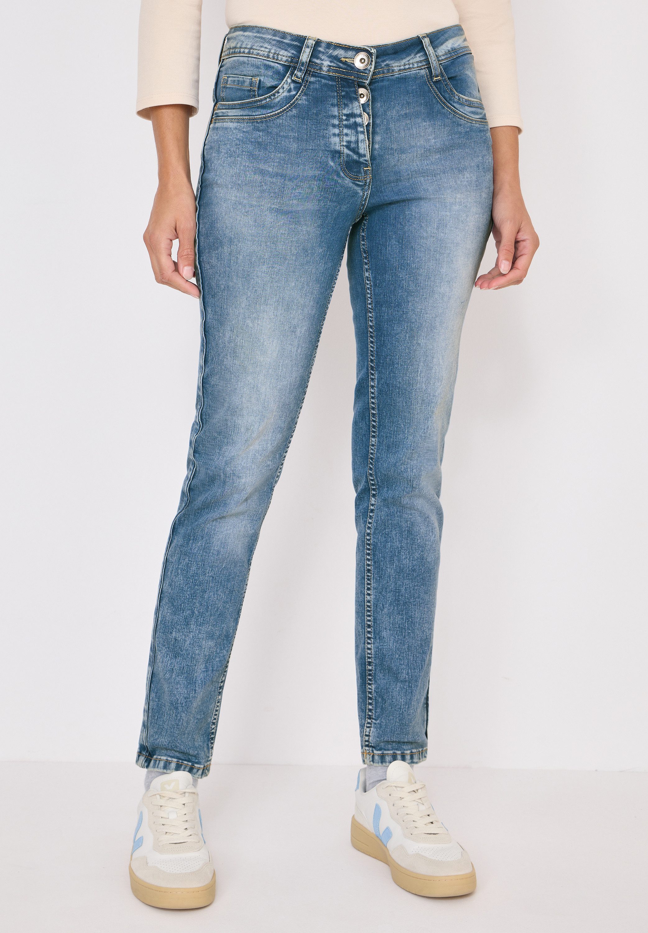 CECIL Slim-fit-Jeans 5-Pocket-Style günstig online kaufen