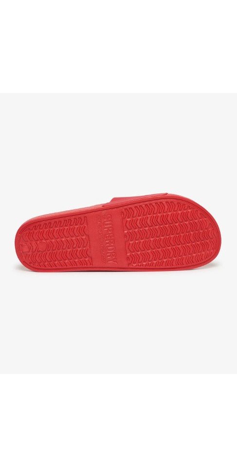 Superdry SD & CO POOL SLIDE FLARE RED/BLACK Sandale
