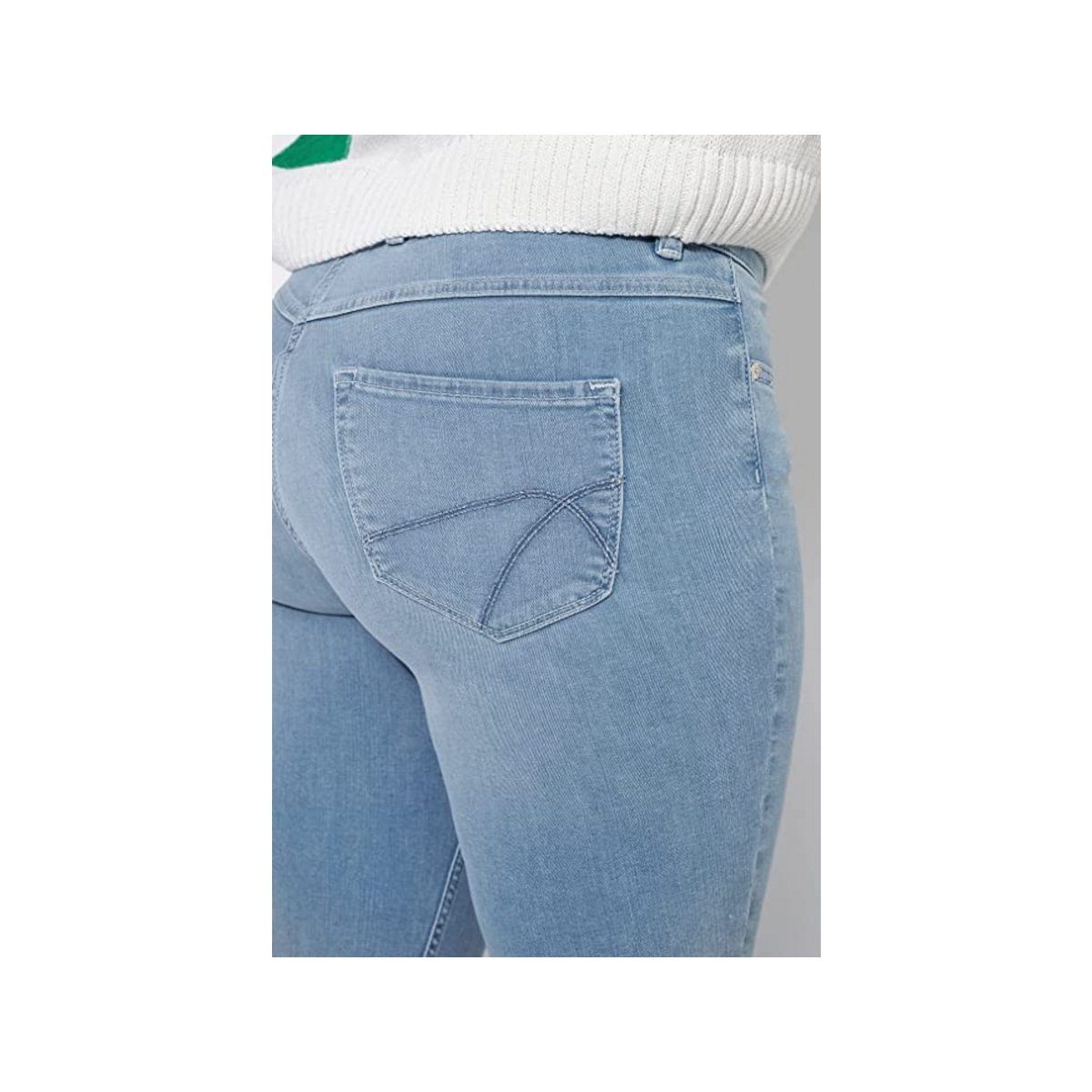 5-Pocket-Jeans bleached (1-tlg) blau TONI blue
