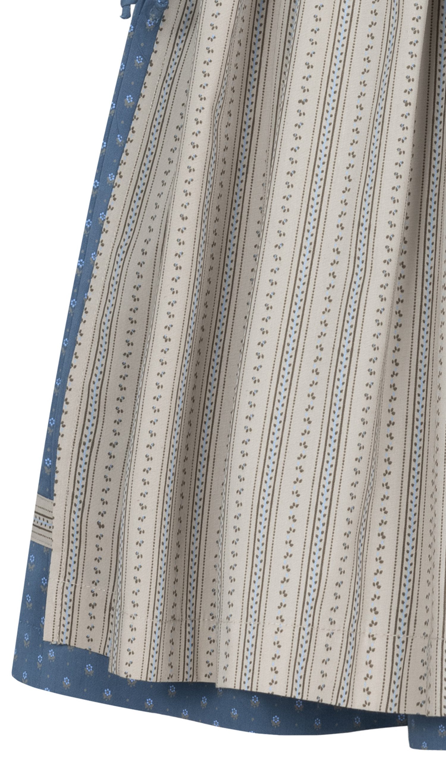 Nübler Dirndl Kinderdirndl Felicitas in Rauchblau von Nübler - Rocklänge knielang – Bild 5 von 5