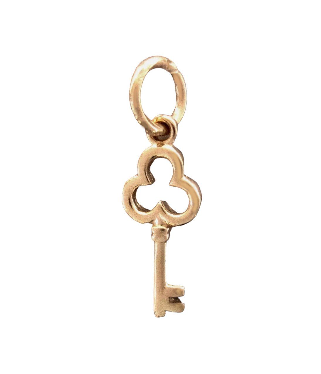 NICEANDnoble Schlüssel, 585er 585er Goldschmuck Kettenanhänger Kettenanhänger Gelbgold