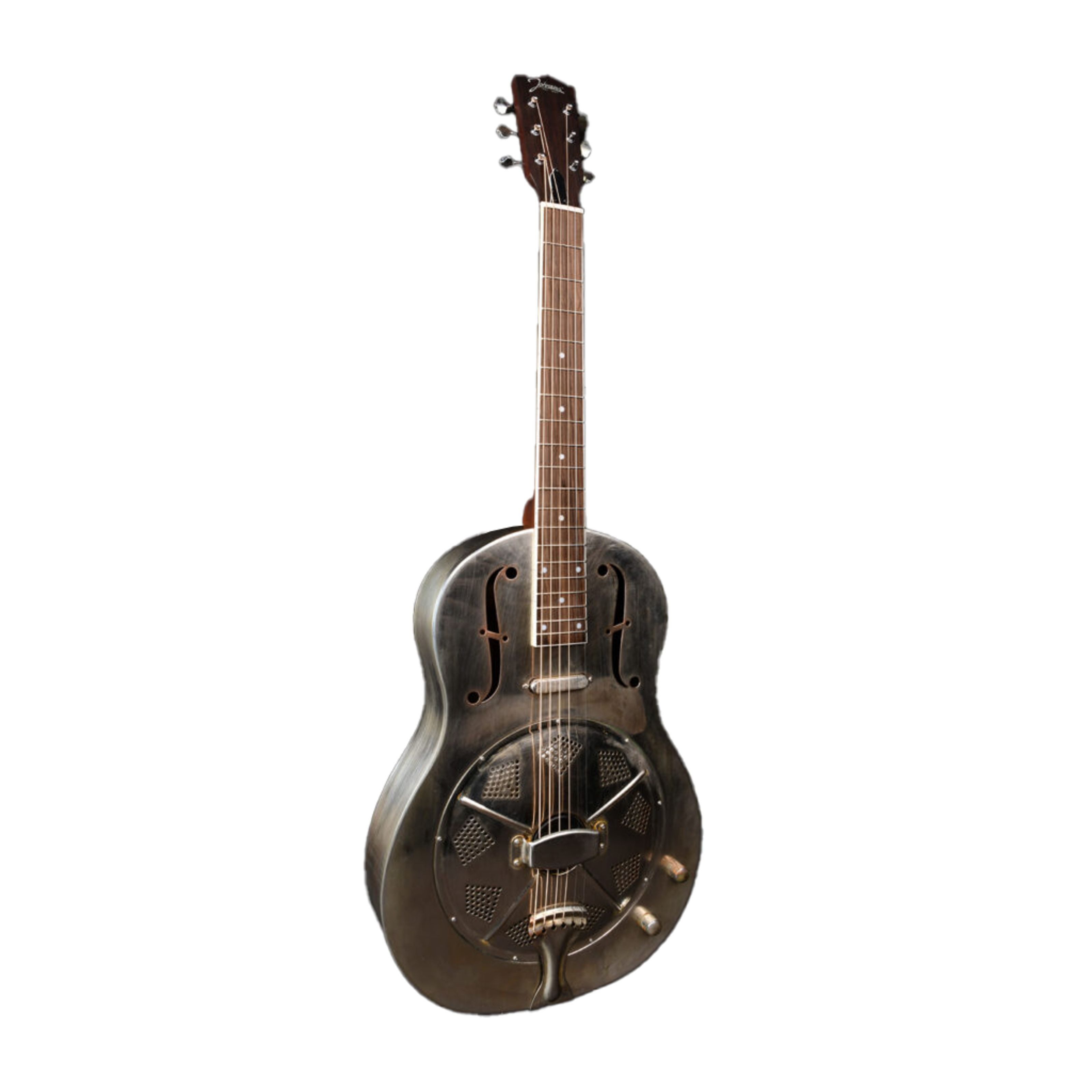 Johnson Doboro, Diverse Saiteninstrumente, Dobros, JR-996E-RN Relic Nickel - Dobro