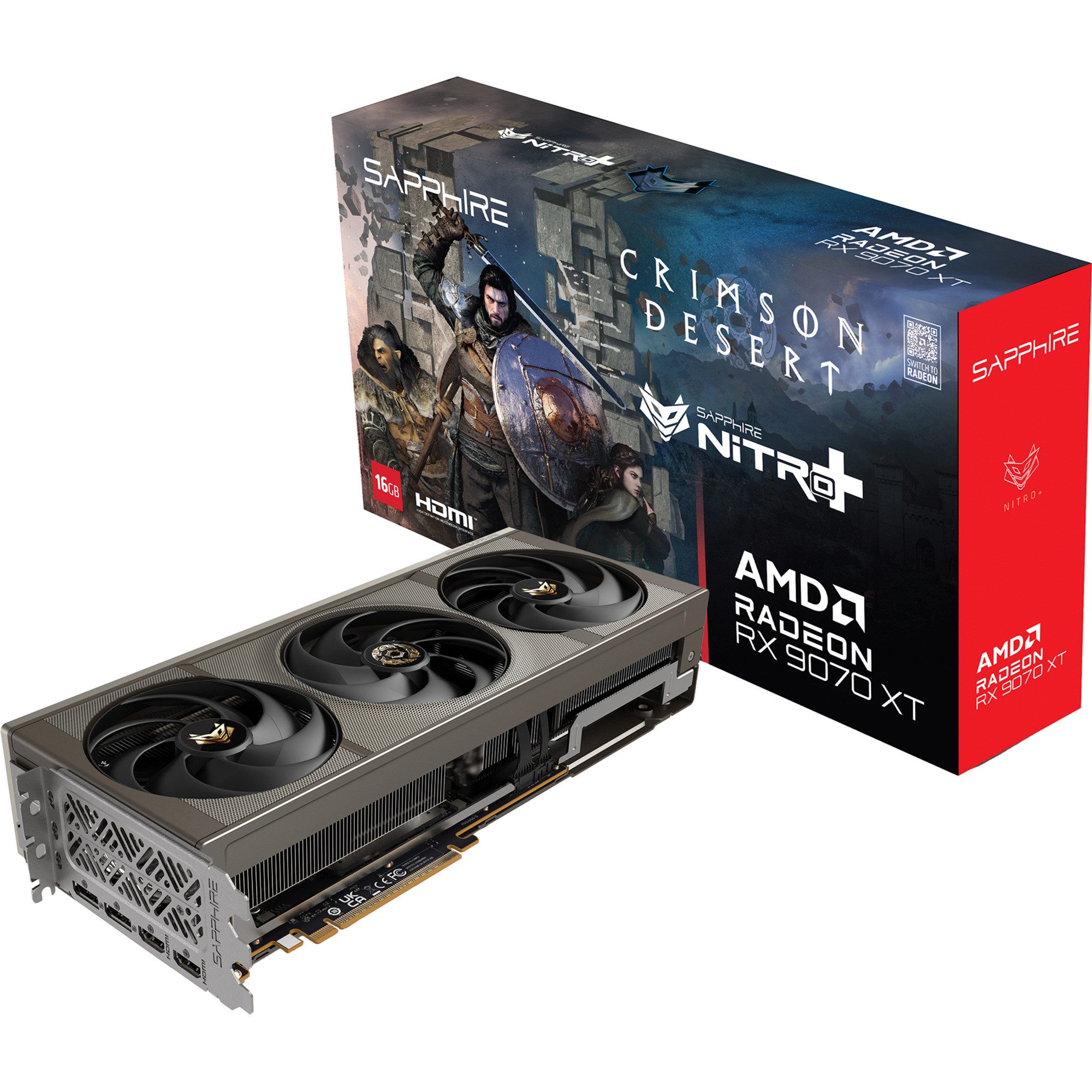 Sapphire SAPPHIRE Radeon RX 9070 XT Nitro+ Crimson Desert Grafikkarte (16 GB)