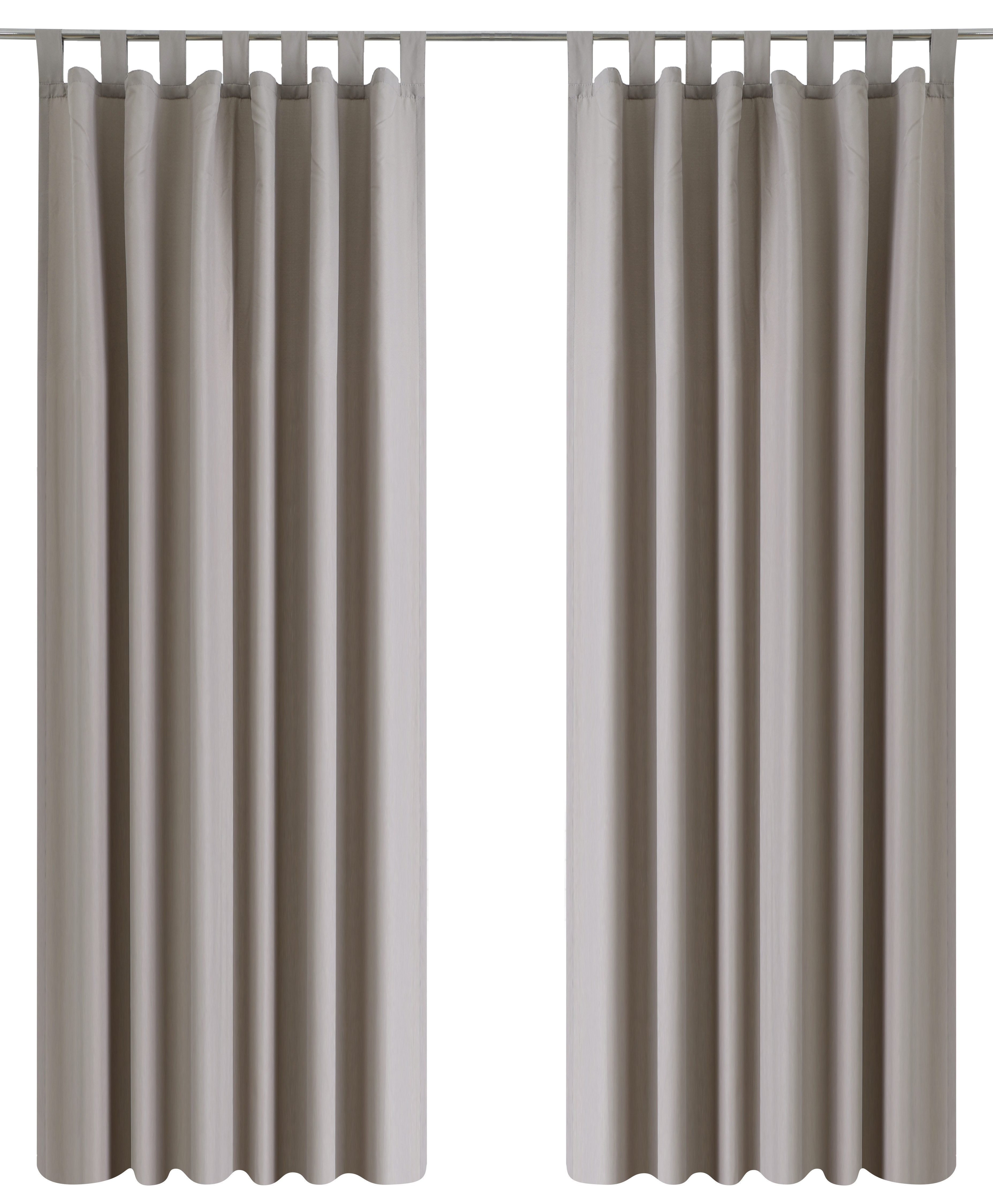 OTTO home Vorhang Raja mit Schlaufen, 2er Pack, blickdicht, Topseller (2 St), Schlaufen, blickdicht, Polyester, 2er-Set, Bestseller, einfarbig, modern, pflegele – Bild 2 von 5