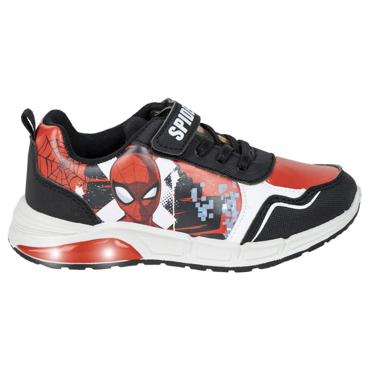 MARVEL Spiderman Kinder Schuhe mit Licht Sneaker Freizeitschuhe Sneaker
