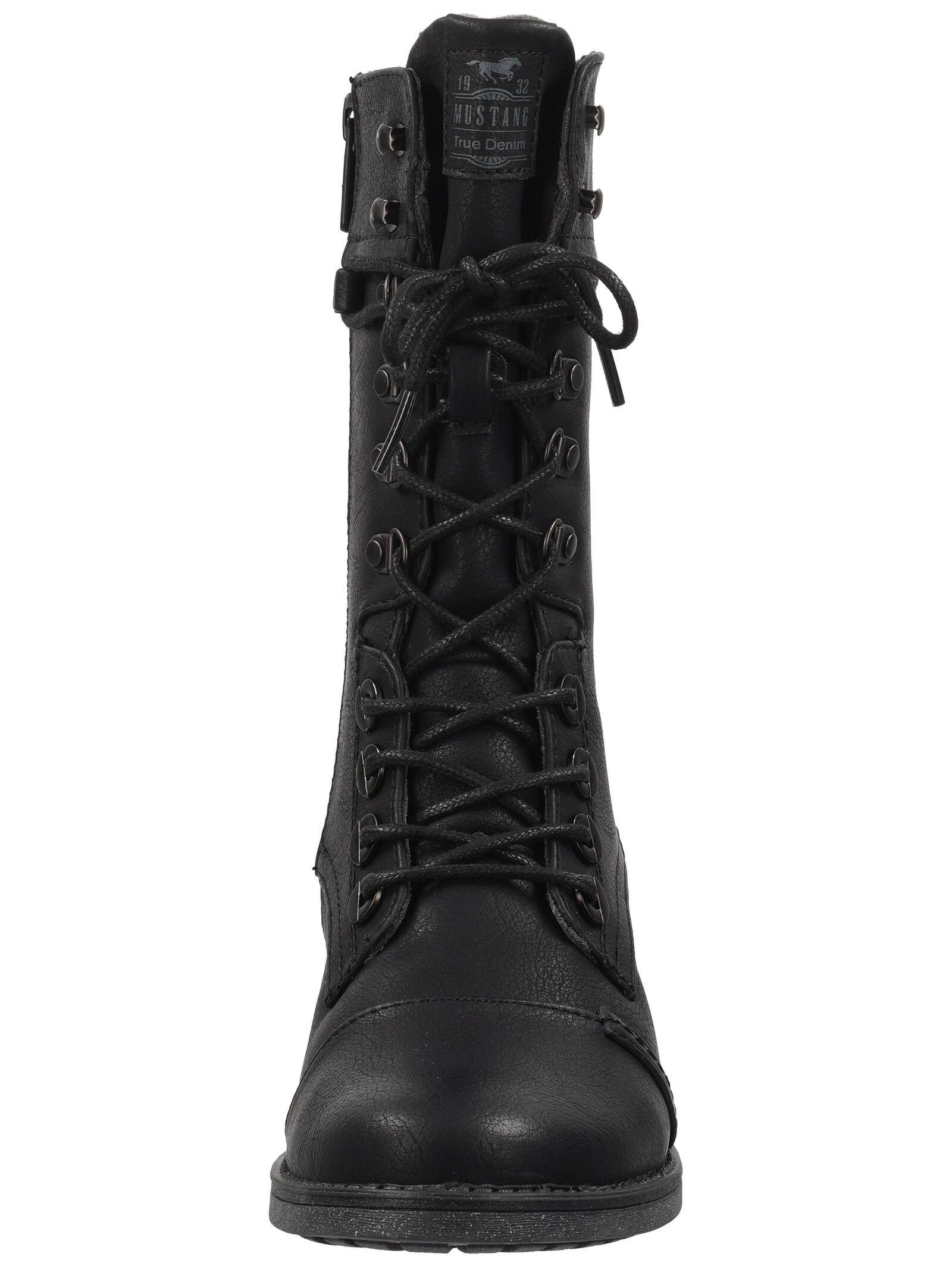 Mustang Shoes Mustang Shoes Stiefel Lederimitat Schnürstiefel