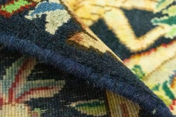 Wollteppich Kaschmar Teppich handgeknüpft blau, morgenland, rechteckig, Höhe: 7 mm