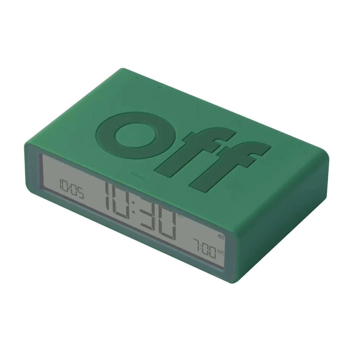 Lexon Quarzwecker LR157V2 Digital Flip Classic Grün – Bild 4 von 5