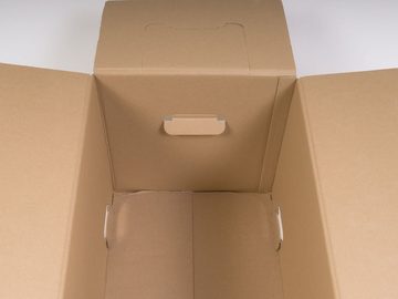 BURI Karton Umzugskarton 50 Stück bedruckt 59x34x35cm Traglast bis 30kg Kiste